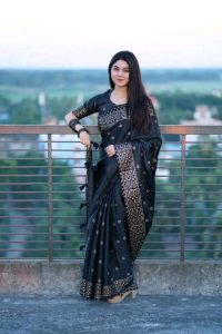 জাপানি সিল্ক শাড়ি