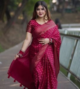 জাপানি সিল্ক শাড়ি