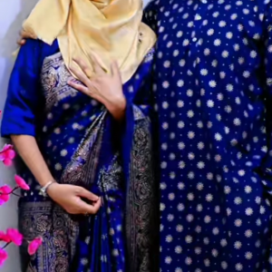 জাপানি সিল্ক শাড়ী পাঞ্জাবি ব্লাউজ পিস